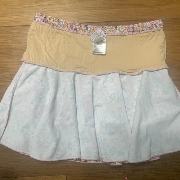 NWOT Shade Critters Pink Girls Smocked Ruffle Active Skirt - Picture 6 of 9